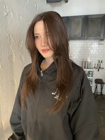 スタンド(STAND)&nbsp;レイヤーカット　ブラウンカラー