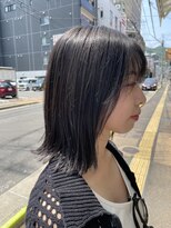ヘアーサロン グラブ(hair Salon grab)&nbsp;透明感グレージュレイヤーミディ