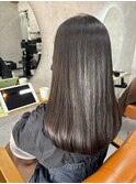 髪質改善 × ダークアッシュブラウン