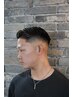 カットスキンフェード+眉カット