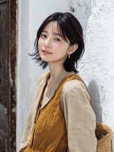 ヘアースパパズ(hairspaPAZ)&nbsp;大人可愛いボブショートミディアムシースルーバング20代30代40代