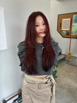 ヘアー バトン(hair vaton) チェリーレッド