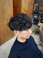 コモレビ(komorebi) 【山本智文】シャドウパーマメンズマッシュ