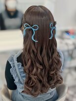 ミント(MINT)&nbsp;髪リボンハーフツイン☆