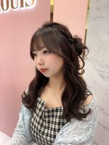 ルイ(LOUIS)&nbsp;【LOUIS】ブリーチなしで叶うまろやかミルクティーチョコカラー