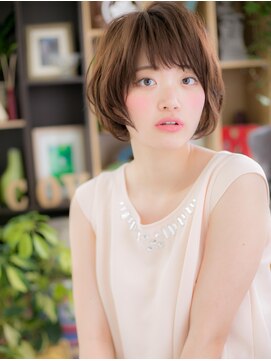 カバーヘア イヴ 戸頭店(COVER HAIR EVE) *+EVE戸頭+*…厚めバングが大人かわいい♪フェミニンボブet