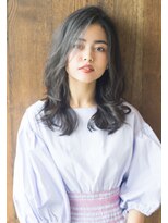 エル(LE)&nbsp;ワンレンクラシカル斜めバングボルドー