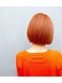 N/92co. ボブ×オレンジカラー