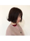 切りっぱなしボブ