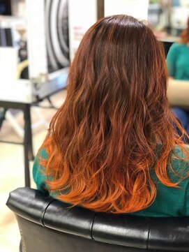 アクタノイド エット 香呂駅前店(actanoid etto) キャロットオレンジグラデーション　＃Shunichi