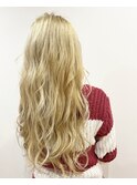 ブリーチでつくるブロンドヘアー
