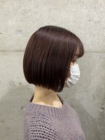 ヘアーデザイン アルエ(HAIR×design ARUE) ミニボブ×ピンク