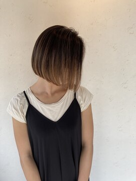ヘアースタジオゼン アドバンス(hair studio Zen advance) バレイヤージュボブ