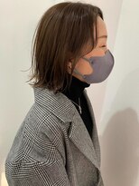 リムヘアーズボウグループ(Rim hairs BEAU group) シースルーボブ×モカベージュ[お客様snap]