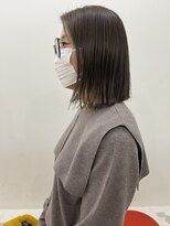 エンドリンク(endlink) ワンレンぱっつん長めボブ