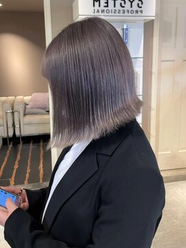 ベレーザ 渋谷(BELEZA) ba226ボブウルフモカブラウングレーベージュヴェールカラー