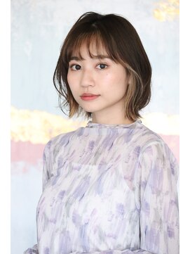 ワールドビューティビバルト 宝塚店(WORLD BEAUTY VIVALTO) 大人可愛い20代30代40代小顔ウルフレイヤーボブ丸みショートボブ