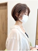 ショートボブ×髪質改善カラー