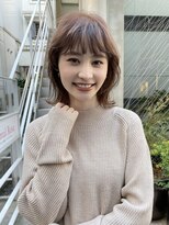 ミンクス ギンザ セントラル(MINX ginza central) ミディアムレイヤーイメチェン外ハネ くびれ