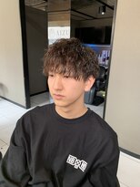 アイズ 海老名(AIZU) ツイストスパイラルパーマツイストパーマショートスタイルメンズ