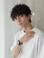 クロト(Clotho) 波巻き/スパイラルパーマツイストスパイラルメンズカットウルフ