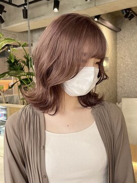 サンクプロジェクト(cinq PROJECT) ミルクティーベージュハイライトカラーハイトーンケアブリーチ