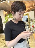 NUDE20代30代40代眉上バング ベリーショート コンパクトショート