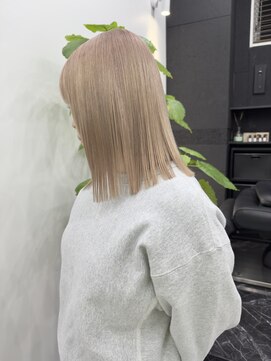 チュダック(ChuDuck) 韓国風《ミルクティー》ハイトーン/ケアブリーチ/ダブルカラー