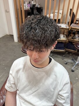 ヘアラボシロ メン(Hair lab.Shiro MEN) 波巻きパーマ