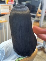 クレップスヘアーヒマワリ(CRE'PS HAIR HIMAWARI) 黒髪サラ艶ロング髪質改善ストレート