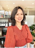 【大人こなれミディアム】くびれレイヤー 20代30代40代