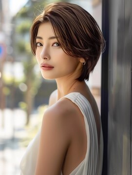 アルトリスト(Altruist Aging×HAIR&SPA) ☆イメチェンピンクベージュアンブレラカラー前髪クールショート