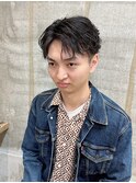 スペインカール/スパイキーショート/ブルーブラック/守谷
