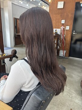 ヘアメイク デザート(HAIR MAKE DESART) 木村法子【ゆるっとパーマ(ロング)×ココアピンク】