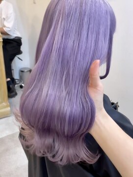 ドットハリス(.Hallis) ラベンダーカラー/髪質改善/ケアブリーチ/レイヤーカット
