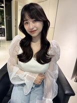 フォルテ ギンザ(FORTE GINZA) 黒髪小顔レイヤーネビージュフェミニンロング