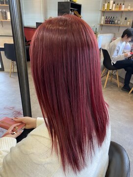 ニコ(nico) 1ブリーチで作るチェリーレッド