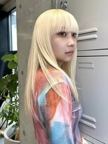 ソル バロール 表参道(SOL .valor)&nbsp;ハイトーンカラーペールピンクブロンドホワイトミルクティー韓国