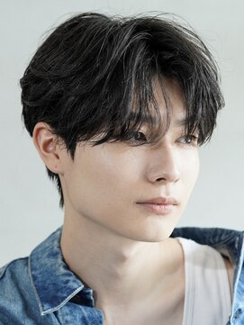 フィフス 仙台(fifth) 仙台フェザーパーマセンターパートニュアンスパーマ刈り上げ30代