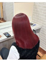 アボックス(abox)&nbsp;レッドカラー/大田原/髪質改善/ケアブリーチ