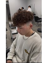 フライ 東通り店(Frei) ブラウンカラースペインカール