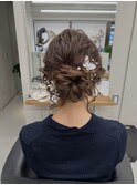後毛たっぷりゆるふわアップ【清板】