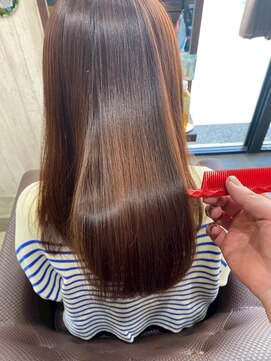 ビーチェ 小岩(Bice) まとまり感で魅せる◎艶髪ストレートロング/縮毛矯正/髪質改善