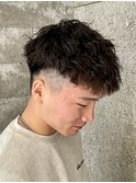 ツイストスパイラルパーマスペインカールシャドウパーマ