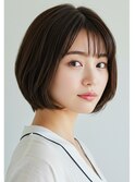ボブ＋内巻きパーマ