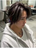 波巻きツイストスパイラルパーマ/フェザーパーマ/眉毛/メンズ