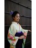 ※電話予約のみ/着付け（袴）高校生・大学生　8000円