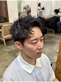 フェザー/サーフカール/センターパート/波巻きツイスパ