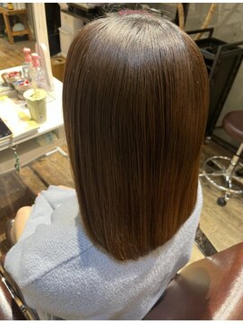 地毛のような仕上がりの縮毛矯正！