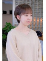 ソレイユ(Soleil)&nbsp;丸みショート/シースルーうざバング/顔まわりカット【松本匡介】